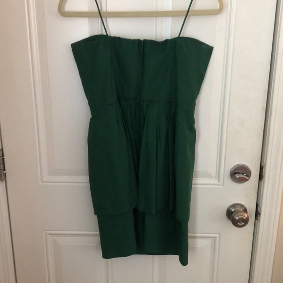J. Crew Dress Forest green dress, awesome dress! - Picture 3 of 5